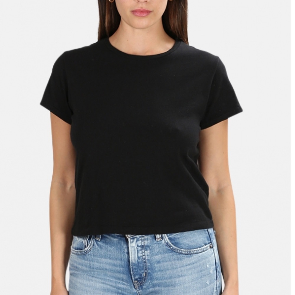 Re/Done Classic Black Tee
